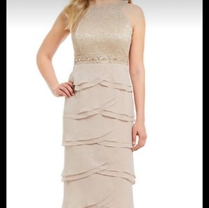 Champagne color mother of groom/bride dress